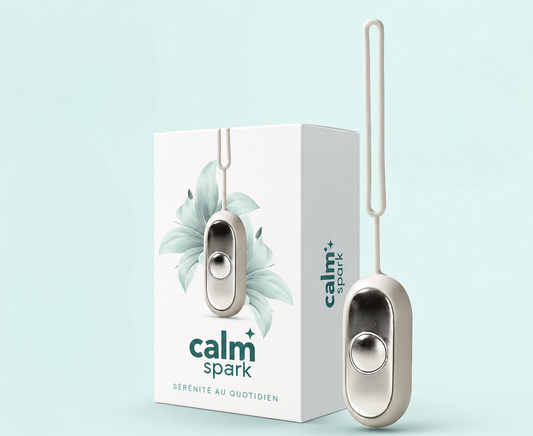 CalmSpark® — Le dispositif portatif d'apaisement par micro-courant