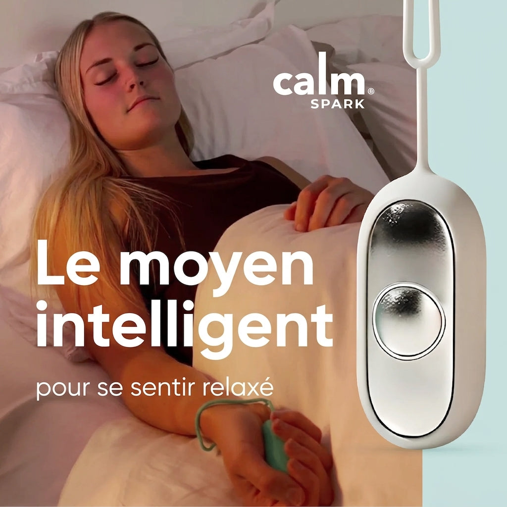CalmSpark® — Le dispositif portatif d'apaisement par micro-courant