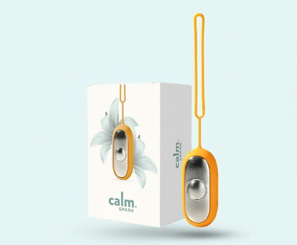 CalmSpark® — Le dispositif portatif d'apaisement par micro-courant