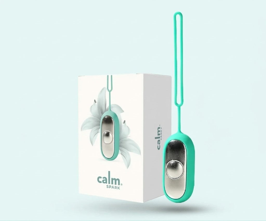 CalmSpark® — Le dispositif portatif d'apaisement par micro-courant